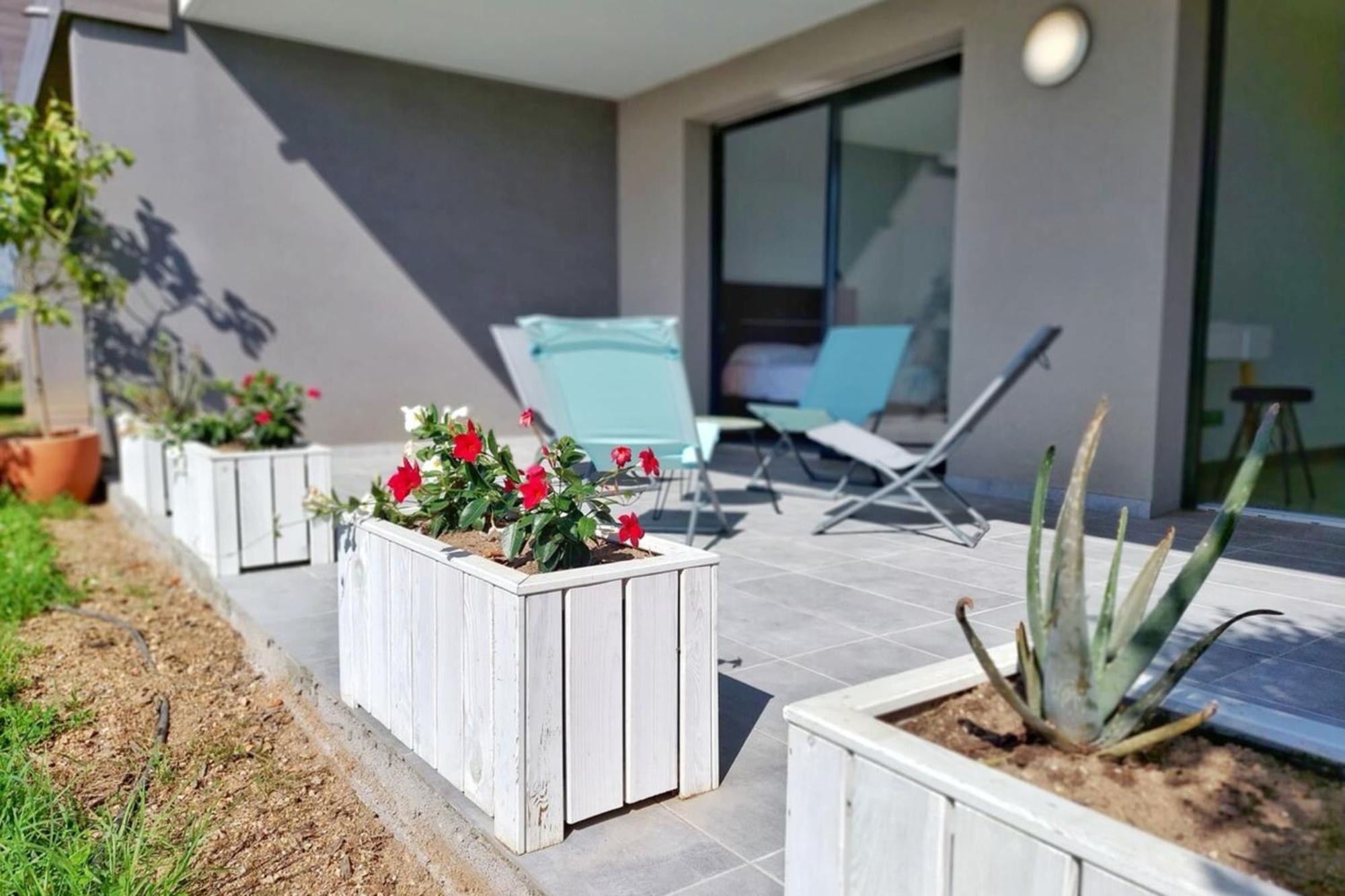 NEW ! - Duplex KIARA - plage à pied - terrasse - WIFI - Clim Pietrosella Esterno foto