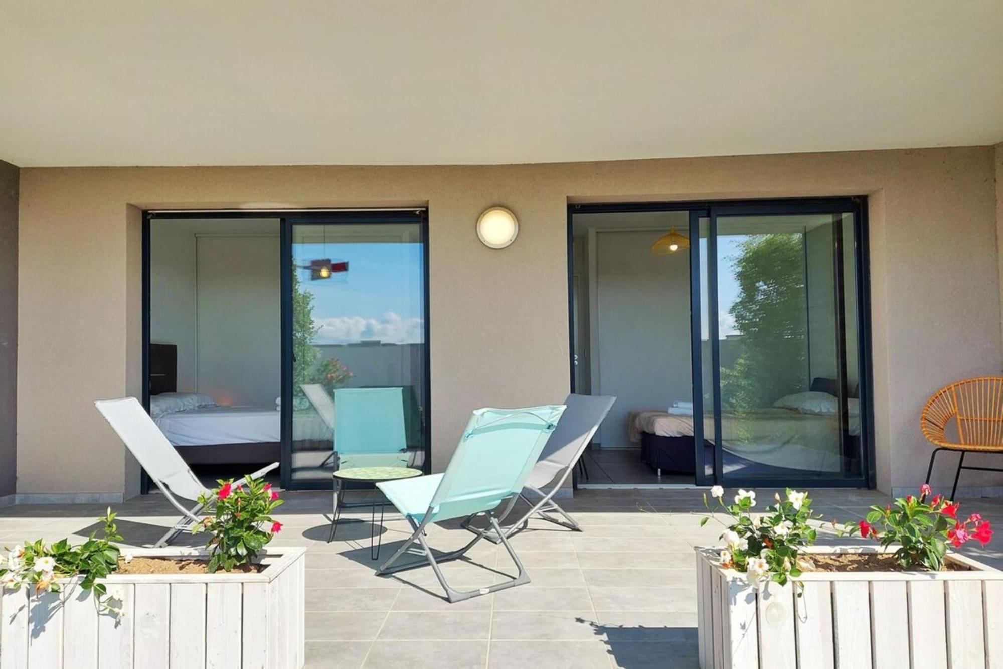 NEW ! - Duplex KIARA - plage à pied - terrasse - WIFI - Clim Pietrosella Esterno foto